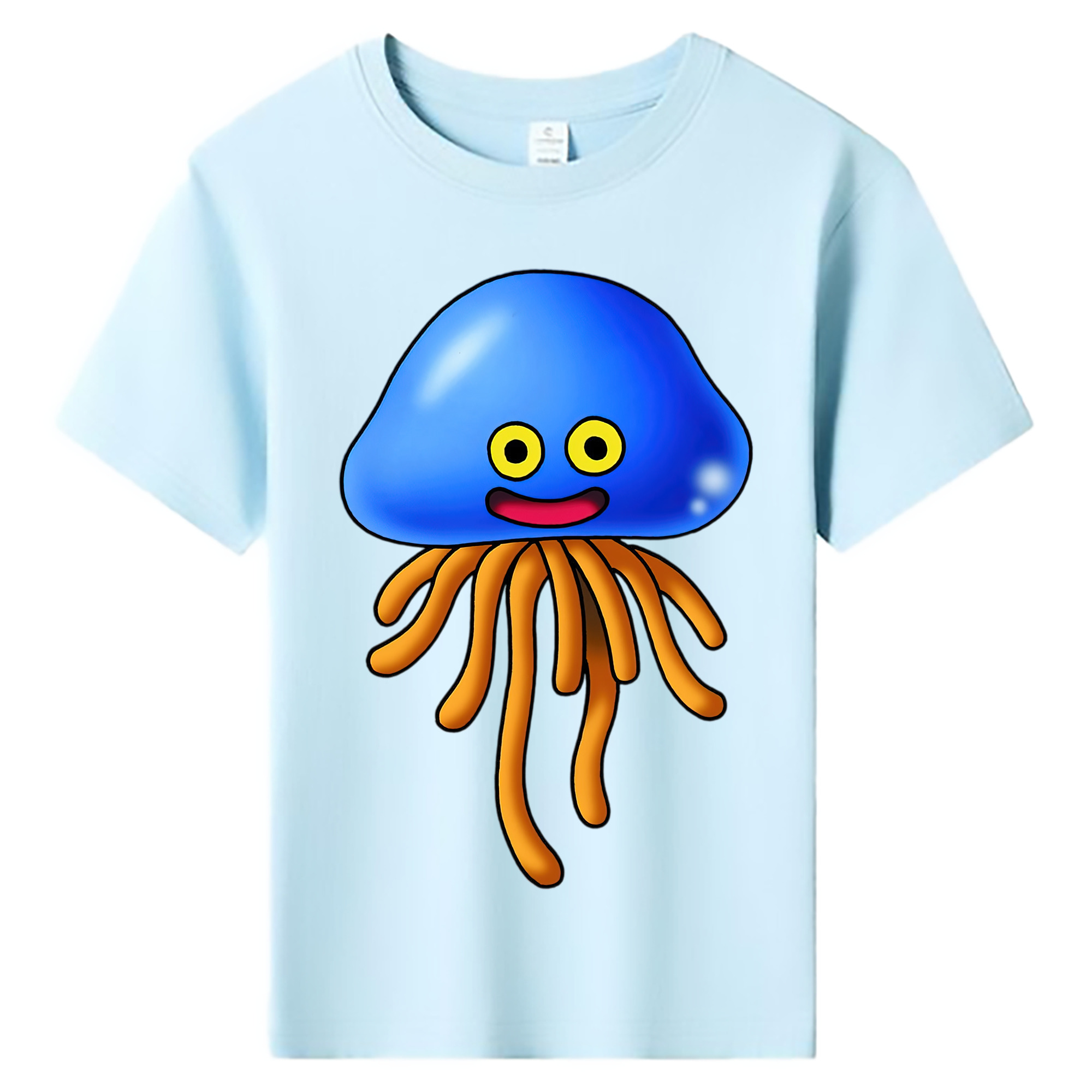 （画像用） ドラゴンクエスト Doragon Kuesuto Dragon Quest 綿100％キッズTシャツ（フロントプリント）